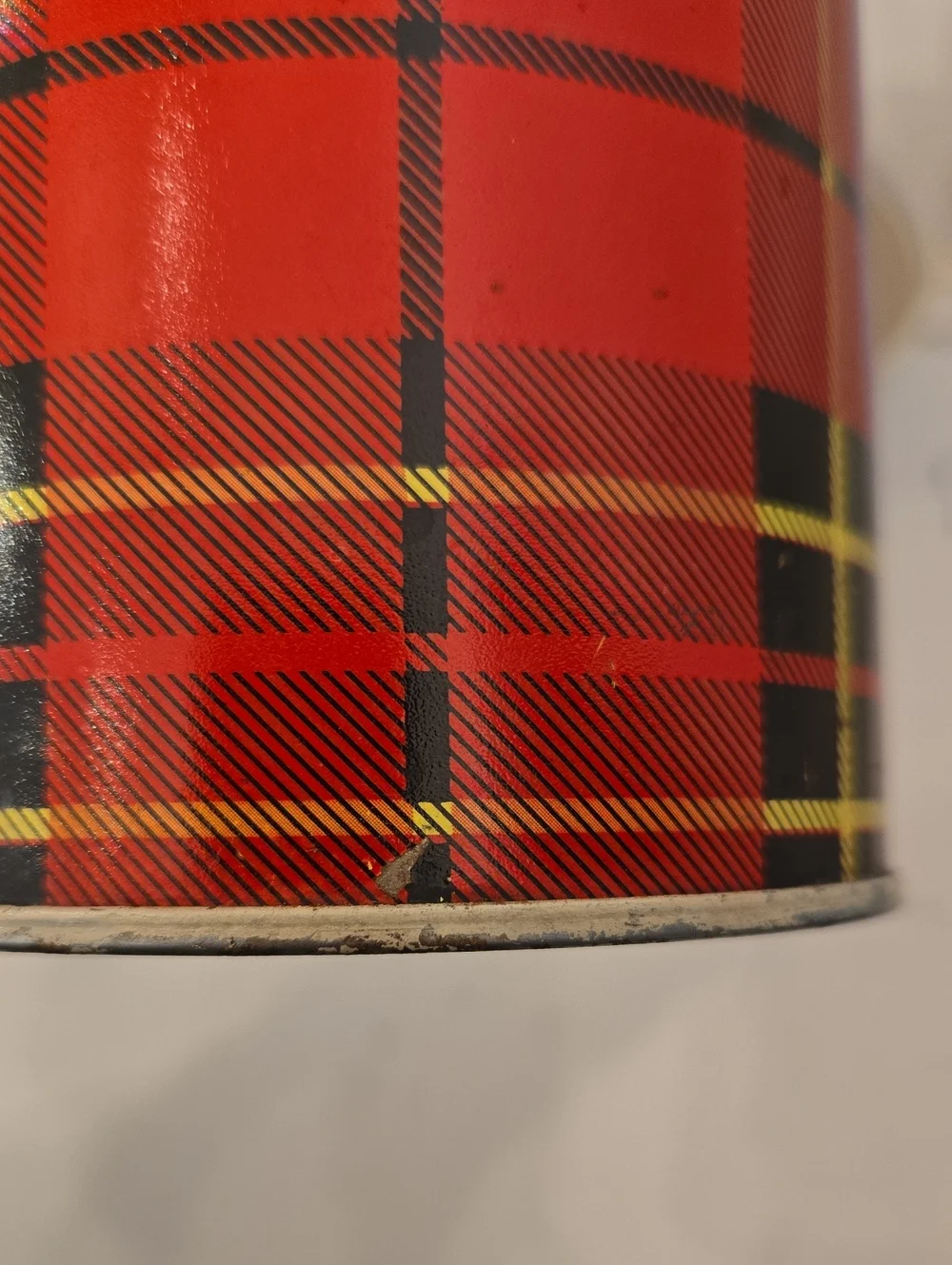 Vintage Thermos  1973 King Seeley Red Plaid Bottle No. 2442